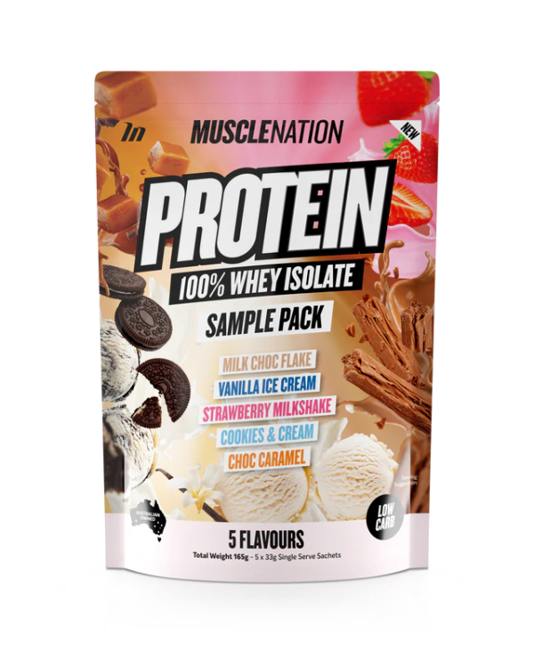 MuscleNation | WHEY Protein Isolate - Sample Pack (5 flavours)