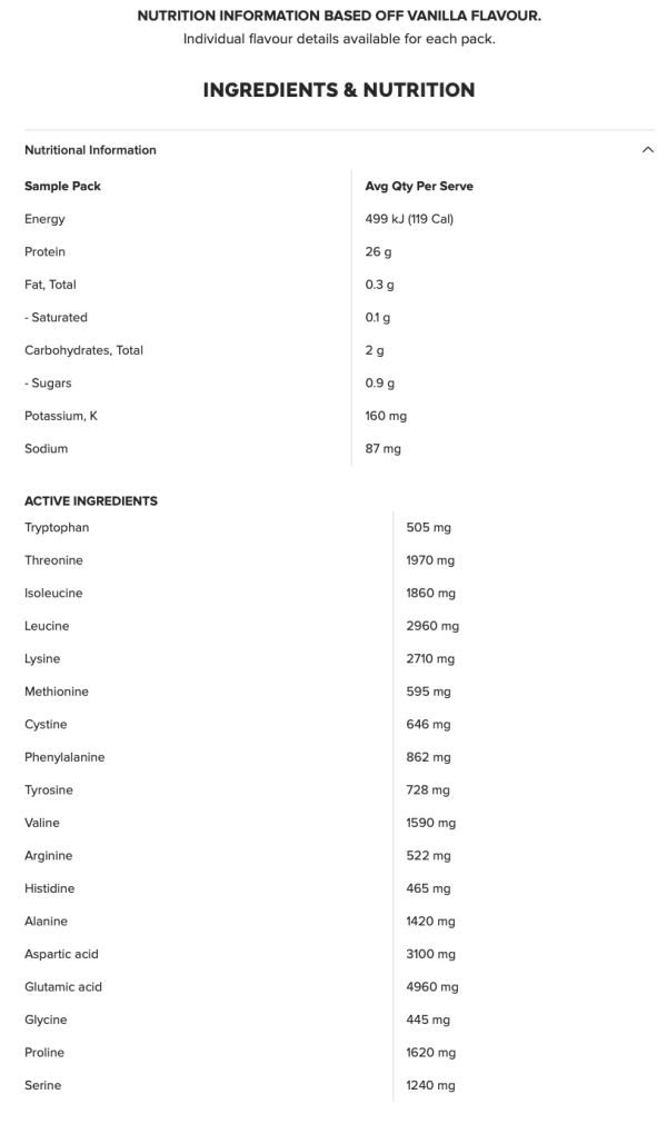MuscleNation | WHEY Protein Isolate - Sample Pack (5 flavours) - Image 2