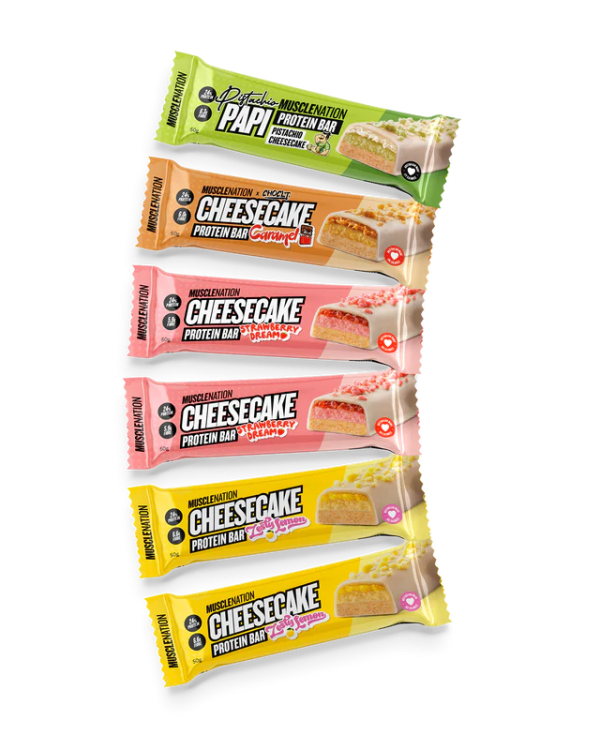 MuscleNation | Cheesecake Protein Bar - Variety Pack (6 Bars)