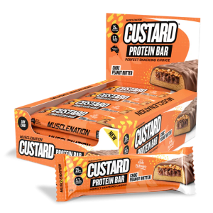 MuscleNation | Custard Protein Bar - Choc Peanut Butter