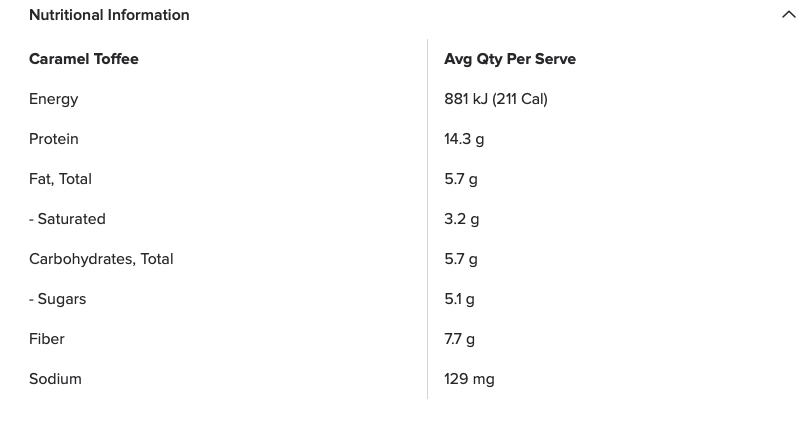 MuscleNation | Custard Protein Bar - Caramel Toffee - Image 3
