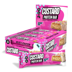 MuscleNation | Custard Protein Bar - Birthday Cake