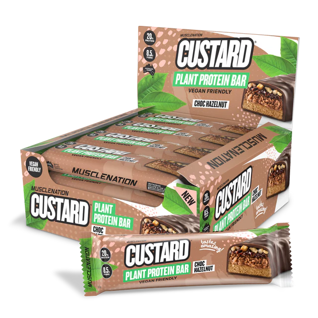 MuscleNation | Custard Plant Protein Bar (VEGAN) - Choc Hazelnut