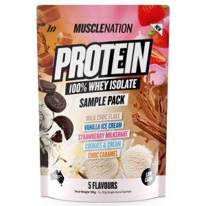 MuscleNation | WHEY Protein Isolate - Sample Pack (5 flavours)