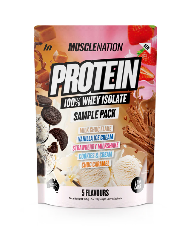 MuscleNation | WHEY Protein Isolate - Sample Pack (5 flavours)