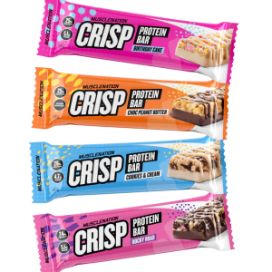MuscleNation | Crisp Protein Bar - Variery Pack (4 Bars)
