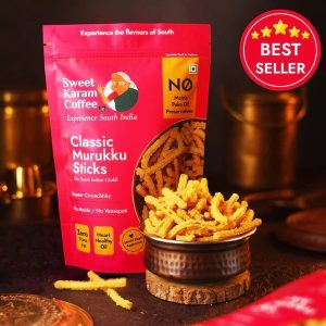 Classic Murukku Sticks (Mullu Murukku), Sweet Karam Coffee