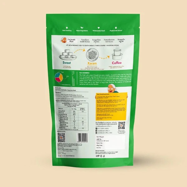 Kai Murukku (Handmade Chakli), Sweet Karam Coffee - Image 5