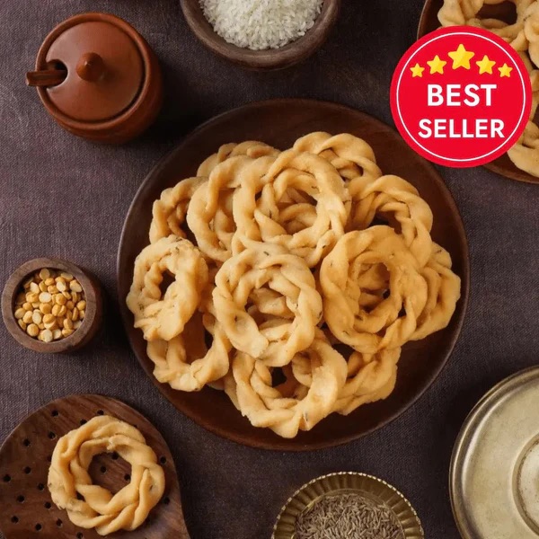 Kai Murukku (Handmade Chakli), Sweet Karam Coffee - Image 6