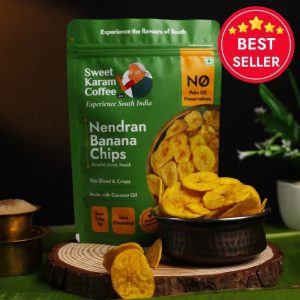 Kerala Banana Chips (Nendran), Sweet Karam Coffee
