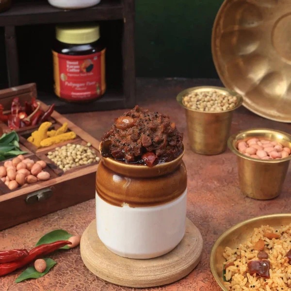 Puliyogare Paste (Pulikachal), Sweet Karam Coffee (250 grams) - Image 2