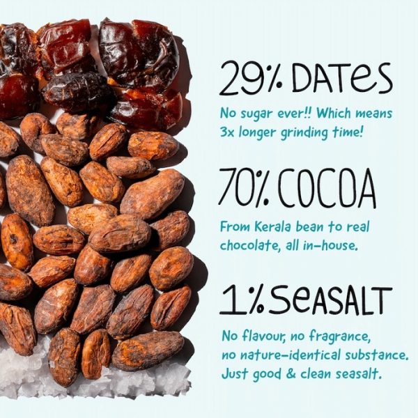 Sea Salt Dark Chocolate with Dates, The Whole Truth - Image 3