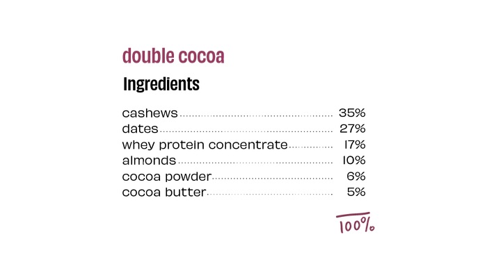 Double Cocoa Protein Bar, The Whole Truth - Image 4