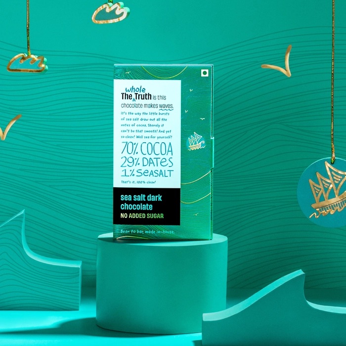 Sea Salt Dark Chocolate with Dates, The Whole Truth