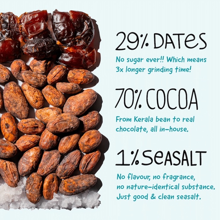 Sea Salt Dark Chocolate with Dates, The Whole Truth - Image 3