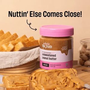 CRUNCHY - Unsweetened Peanut Butter (925 g), The Whole Truth
