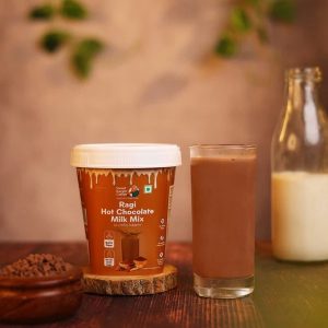 Ragi Hot Chocolate Milk Mix, Sweet Karam Coffee